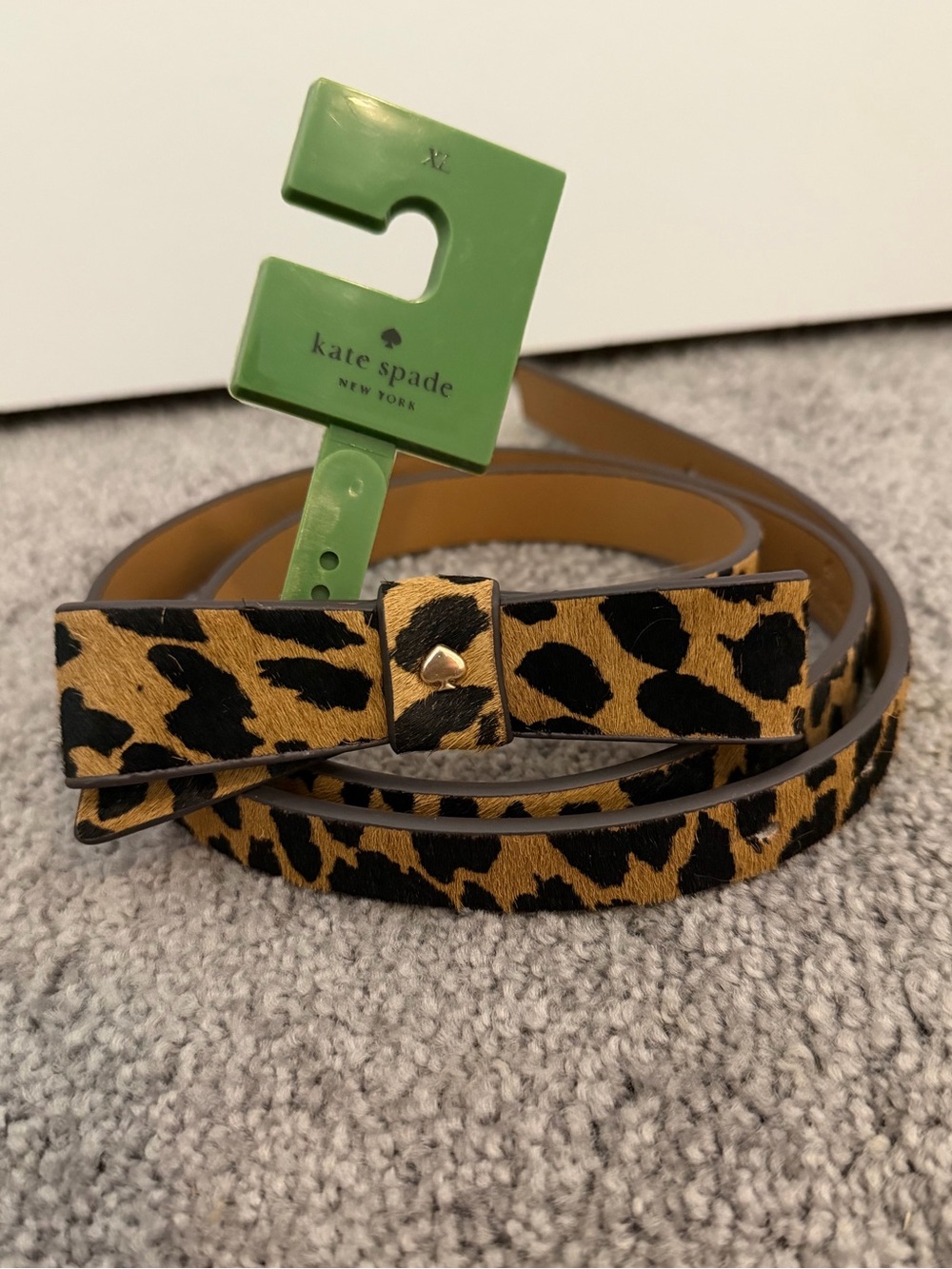 Kate Spade New York Calf Hair Bow Belt